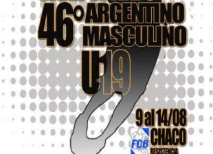 Este lunes comienza en Chaco, el Campeonato Argentino U19