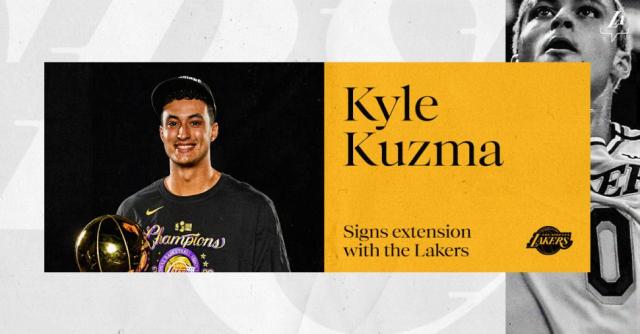 NBA: Kyle Kuzma y Rudy Gobert, renovados