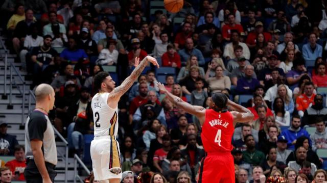 Los Pelicans en racha ganaron ante los Rockets