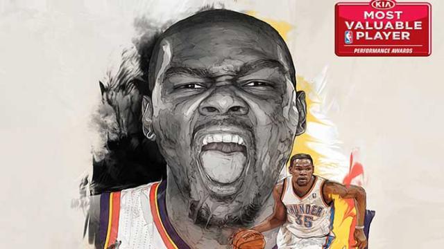 Kevin Durant es el MVP de la temporada