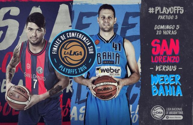 San Lorenzo (1) - Baha Basket (1) (Final Conferencia Sur - Juego 3)