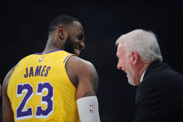 James y Popovich en una noche de rcords