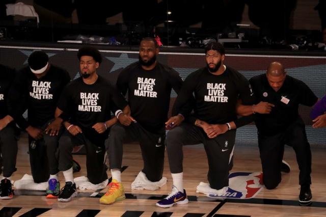 Black Lives Matter: la emocionante presentacin de la NBA