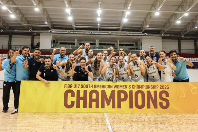 Las U17 se consagraron en el Sudamericano