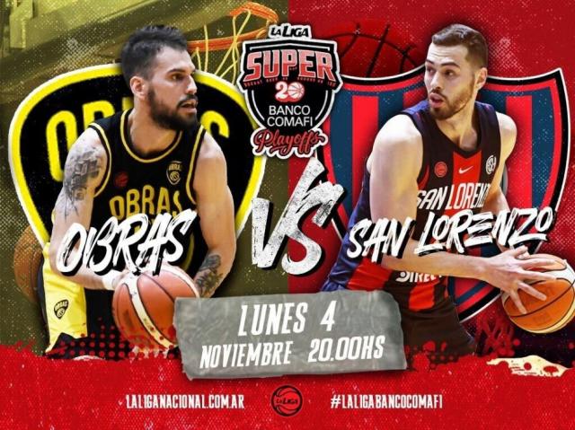 Obras Basket - San Lorenzo (Juego 1 - Cuartos de final)