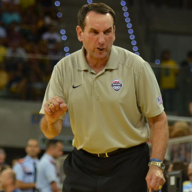 Mike Krzyzewski: "No quiero hacer comparaciones con Espaa"